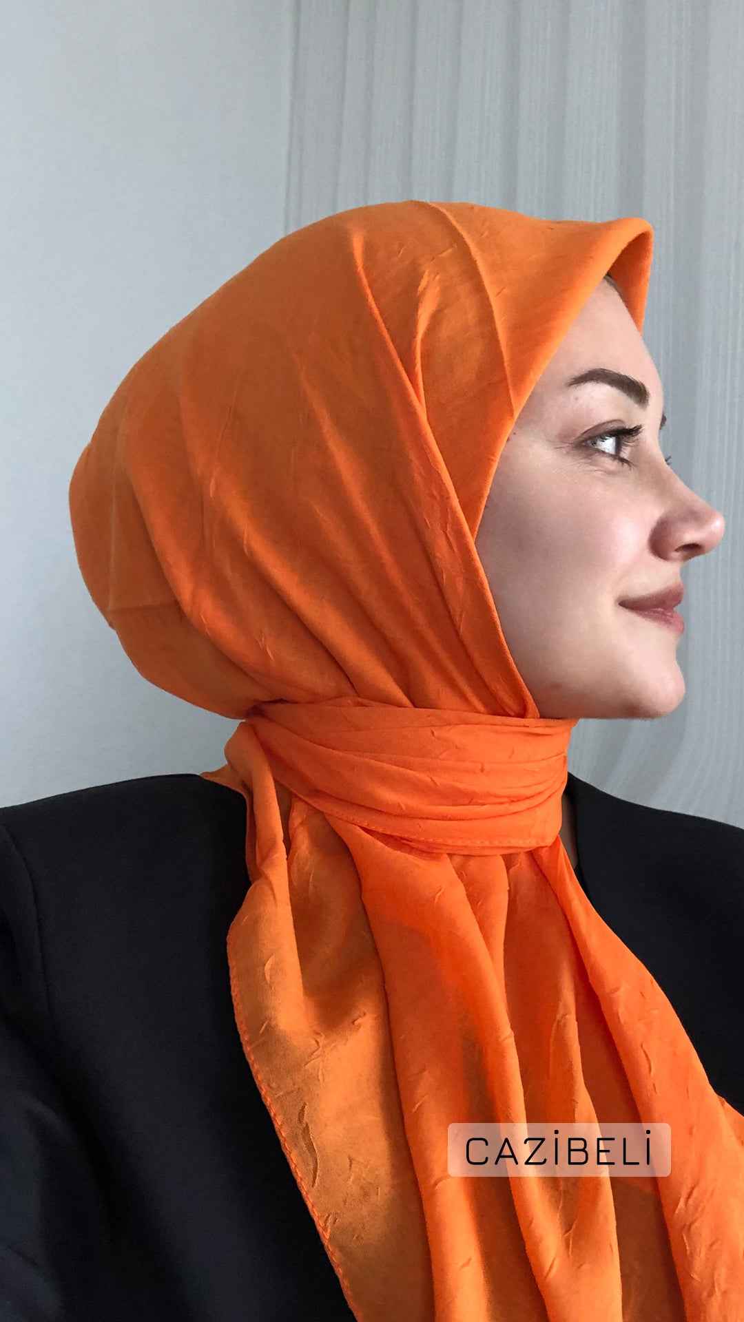 Bambu Kraş Eşarp Turuncu
